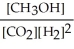 <strong>Which of the following expressions is the correct equilibrium-constant expression for the following reaction? CO<sub>2</sub> (g)+ 2H<sub>2</sub> (g) CH<sub>3</sub>OH (g)</strong> A) B) C) D) E)