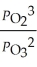 <strong>The equilibrium expression for K<sub>p</sub> for the reaction below is ________. 2O<sub>3 </sub>(g) 3O<sub>2 </sub>(g)</strong> A) B) C) D) E)