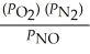 <strong>The equilibrium expression for K<sub>p</sub> for the reaction below is ________. N<sub>2</sub> (g)+ O<sub>2</sub> (g) 2NO (g)</strong> A) B) C) D) E)none of the above