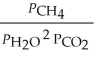<strong>The expression for for the reaction below is ________. 4CuO (s)+ CH<sub>4</sub> (g) CO<sub>2</sub> (g)+ 4Cu (s)+ 2H<sub>2</sub>O (g)</strong> A) B) C) D) E)