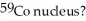 The mass of a proton is 1.00728 amu and that of a neutron is What is the binding energy per nucleon of a (The mass of a cobalt-59 nucleus is 58.9332 amu.The speed of light is 3.00 × m/s.)