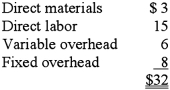<strong>Plainfield Company manufactures part G for use in its production cycle.The costs per unit for 10,000 units of part G are as follows: Verona Company has offered to sell Plainfield 10,000 units of part G for $30 per unit.If Plainfield accepts Verona's offer, the released facilities could be used to save $45,000 in relevant costs in the manufacture of part H.In addition, $5 per unit of the fixed overhead applied to part G would be totally eliminated.What alternative is more desirable and by what amount? </strong> A)Option A B)Option B C)Option C D)Option D
