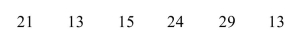 <strong>Find the mean for the following data set: </strong> A) 19.2 B) 16 C) 18 D) 13