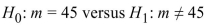 <strong>The sign test is performed to test   45. There are 13 positive signs and 5 negative signs. What is the value of the test statistic?</strong> A) 13 B) 8 C) 5 D) -8 <div style=padding-top: 35px> 