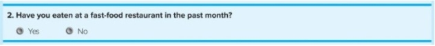 Figure 8-4,Question 2 -A fixed alternative question requires respondents to select one or more response options from the set of predetermined choices.Another name for this kind of question is a(n)