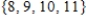 <strong>Write the following set a second way. </strong> A) B) C) D) E)