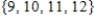 <strong>Write the following set a second way. </strong> A) B) C) D) E)