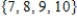 <strong>Write the following set a second way. </strong> A) B) C) D) E)