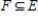 <strong>Use notation to indicate which of the sets E and F is a subset of the other. , </strong> A) B) C) D) And E) And
