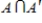 <strong>If the sets A and B are nonempty and disjoint, what does equal? </strong> A) B) C)A D)B E)