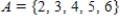 <strong>Find , the intersection of sets A and B. and </strong> A) B) C) D) E)