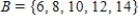 <strong>Find , the intersection of sets A and B. and </strong> A) B) C) D) E)