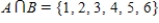 <strong>Find , the intersection of sets A and B. </strong> A) B) C) D) E)