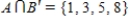 <strong>Assume that , and that U is the universal set of natural numbers less than 11. Find . </strong> A) B) C) D) E)