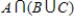 <strong>Assume that , , and that U is the universal set of natural numbers less than 11. Find . </strong> A) B) C) D) E)