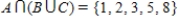 <strong>Assume that , , and that U is the universal set of natural numbers less than 11. Find . </strong> A) B) C) D) E)