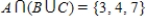 <strong>Assume that , , and that U is the universal set of natural numbers less than 11. Find . </strong> A) B) C) D) E)