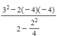 <strong>Evaluate the following expression. </strong> A)82 B)-23 C)46 D)41 E)-82