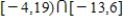 <strong>Choose the correct interval notation for this subset of the real numbers. </strong> A) B) C) D) E)
