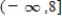 <strong>Choose the correct interval notation for this subset of the real numbers. and </strong> A) B) C) D) E)
