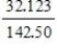 <strong>Use your calculator to approximate the following expression. </strong> A)4.43607384 B)0.22542456 C)2.25424561 D)0.02254246 E)44.3607384