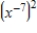 Simplify the expression so that it contains only positive exponents   . ​   ​