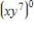 Simplify the expression so that it contains only positive exponents . 