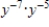 Use the rules of exponents to simplify the expression so that only positive exponents remain. 