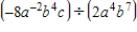 Compute and simplify so that only positive exponents remain. 