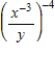 Compute and simplify so that only positive exponents remain. 
