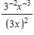 Compute and simplify so that only positive exponents remain. 