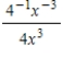 Compute and simplify so that only positive exponents remain. 