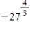 Evaluate the following expression if it represents a real number. 