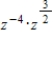 Use the properties of exponents to simplify the expression so that only positive exponents remain. 