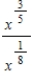 Use the properties of exponents to simplify the expression so that only positive exponents remain. 