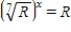 Use the properties of exponents and radicals to determine the value for x that makes the equation true. 