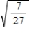 Rationalize the denominator and then simplify. ​   ​