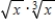 In calculus, it is frequently important to write an expression in the form , where c is a constant and n is a rational number. Write the expression in this form. 