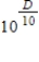 The intensity of sound I (as a multiple of the average minimum threshold of hearing intensity) is related to the decibel level D (or loudness of sound) according to . Express using radical notation when . 