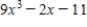 A polynomial is an expression of form , where is a positive integer. For the polynomial what is ? 