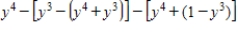 Simplify by combining like terms. ​   ​