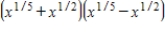 Perform the indicated operations with expressions involving fractional exponents and then simplify. 