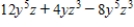 Factor by finding the common monomial factor. ​   ​