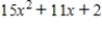 Factor the expression as a product of binomials. ​   ​