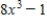 Use the following factorization formulas involving cubes to factor the polynomial below. Factorizations with Cubes Perfect cube Perfect cube Difference of two cubes Sum of two cubes 