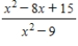 Simplify the fraction. ​   ​