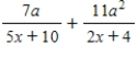 Perform the indicated operations and simplify. ​  