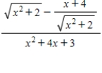 Simplify the complex fraction. ​   ​