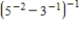 Rewrite the following so that only the positive exponents remain, and then simplify. ​   ​