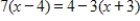 <strong>Solve the equation. </strong> A) B)41 C) D) E)10